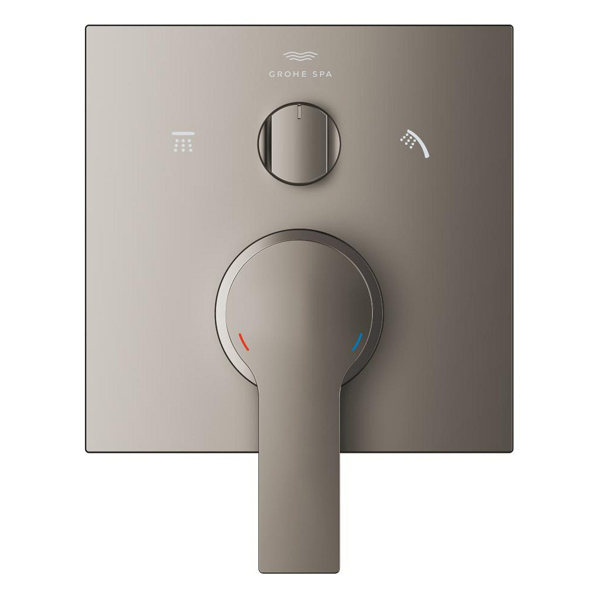Grohe Allure Ankastre Banyo Bataryası (3 Yollu, Sıva Üstü Grubu), Saten Grafit - Ürün Görseli