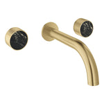 Grohe Atrio Private Collection 3 Delikli Ankastre Lavabo Bataryası (Sıva Üstü Grubu) Fırçalı Altın - Ürün Görseli