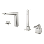 Grohe Allure Brilliant Private Collection 4 Delikli Küvet Bataryası (Sıva Üstü Grubu), Paslanmaz Çelik - Ürün Görseli