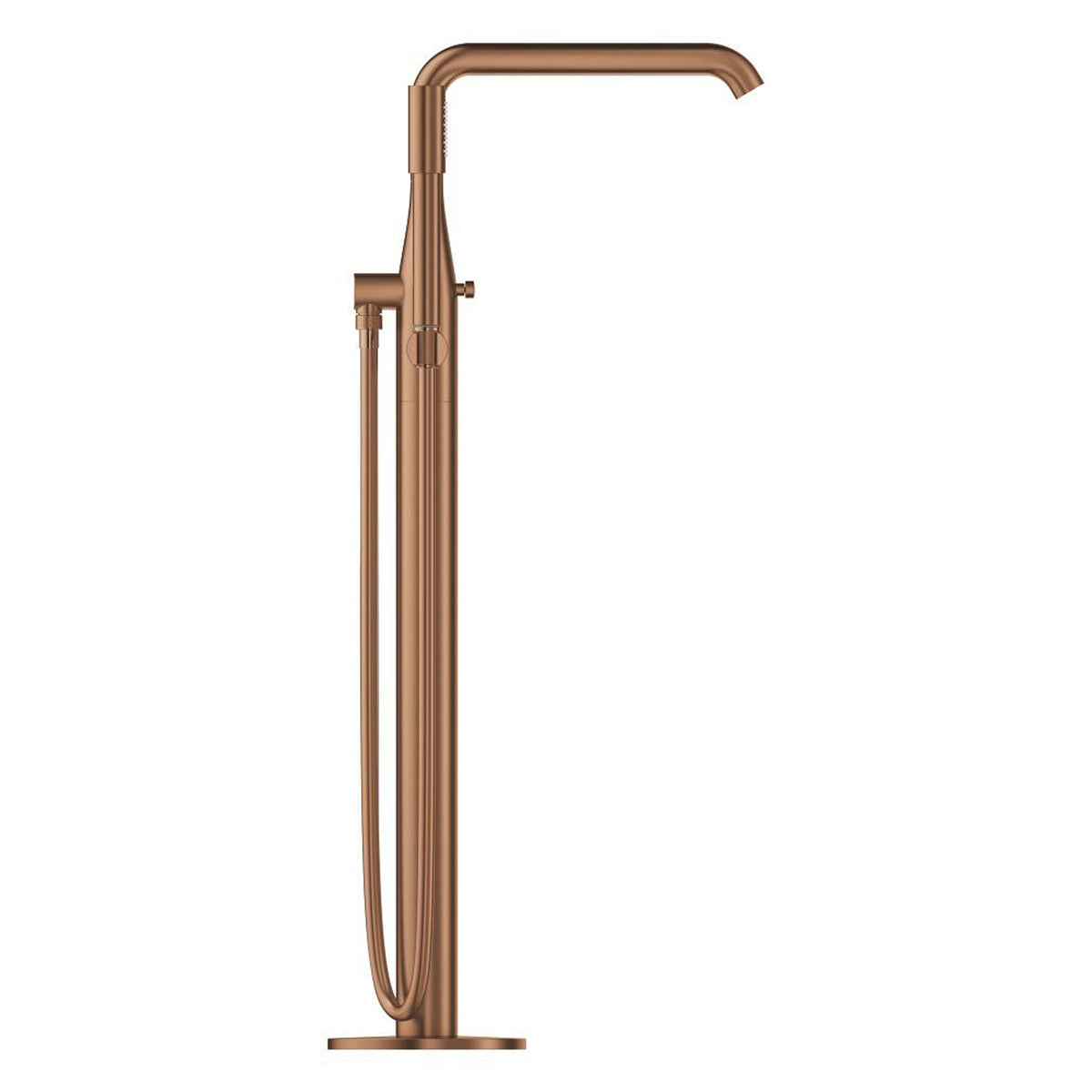 Grohe Essence Yerden Küvet Bataryası (Sıva Üstü Grubu), İşlenmiş Fırçalı Bakır - Ürün Görseli
