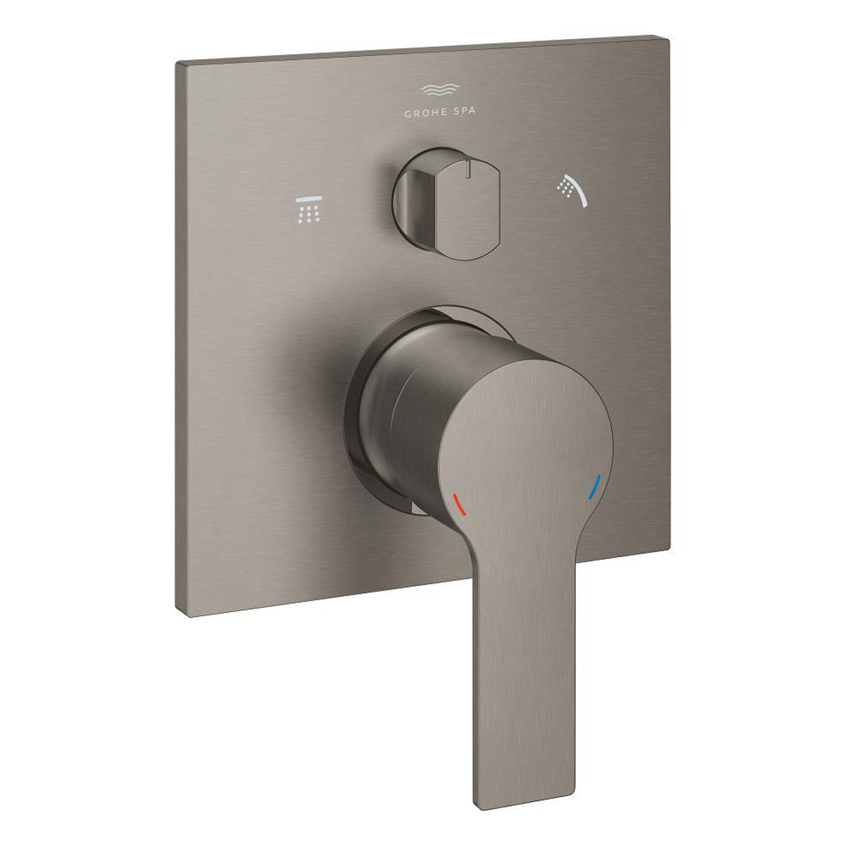 Grohe Allure Ankastre Banyo Bataryası (3 Yollu, Sıva Üstü Grubu), Fırçalı Sert Grafit - Ürün Görseli