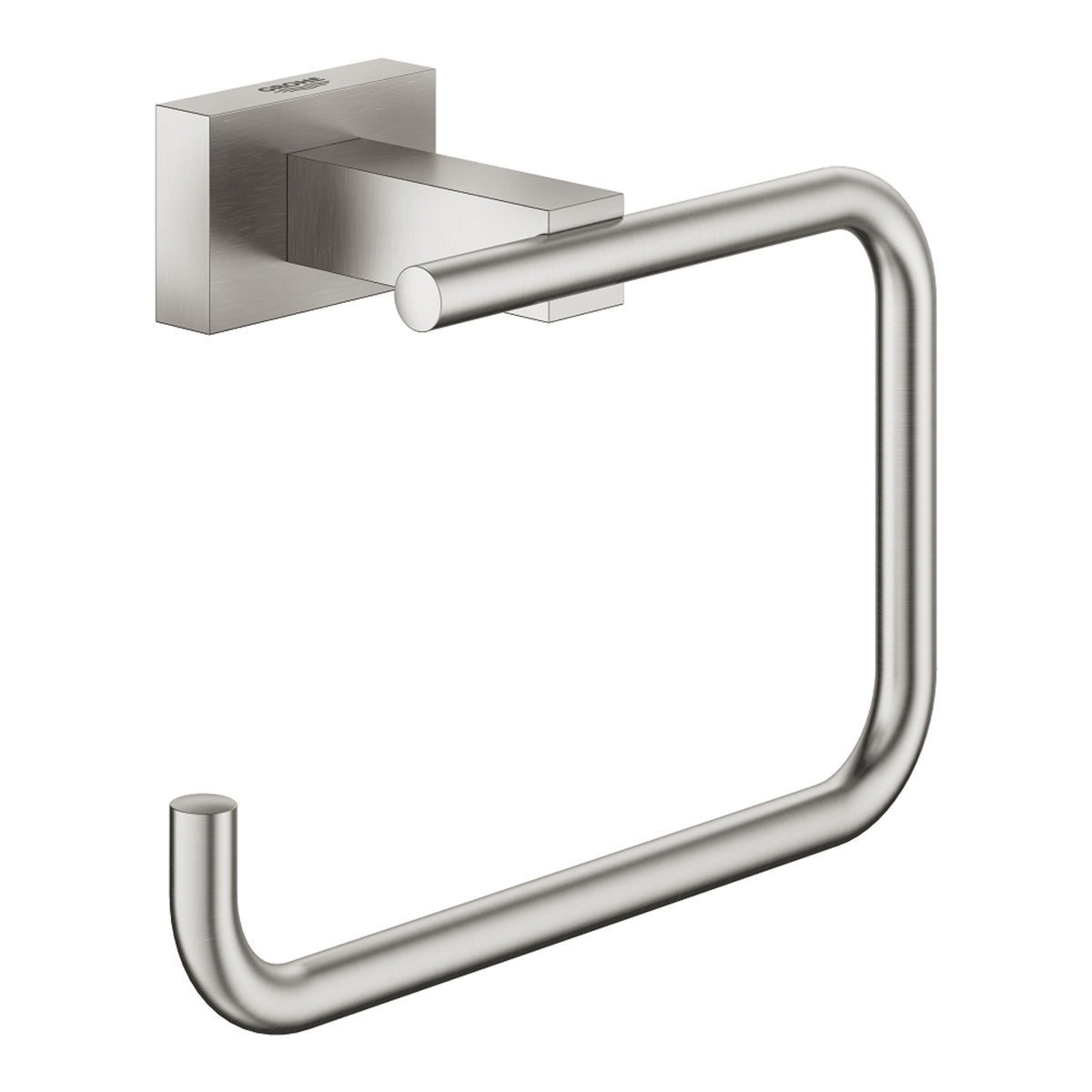 Grohe Eurocube Tuvalet Kağıtlığı Kapaksız, Paslanmaz Çelik - Ürün Görseli