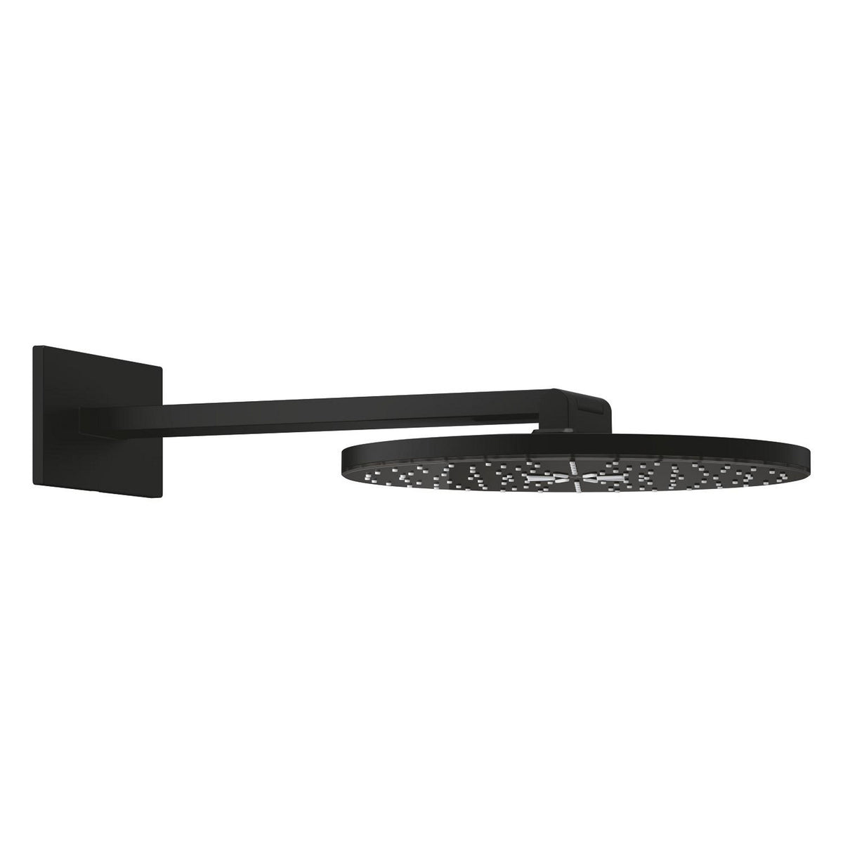 Grohe Rainshower Aqua Yuvarlak Tepe Duşu Seti, 36 cm, 2 Akışlı, Hayalet Siyah - Ürün Görseli