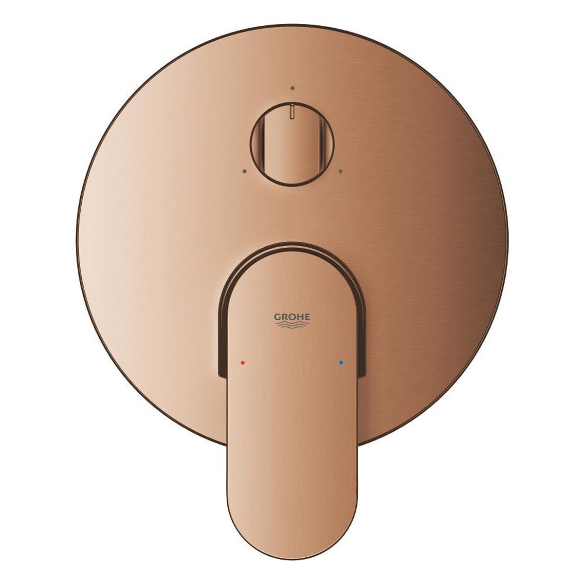 Grohe Plus Ankastre Banyo Bataryası (3 Yollu, Sıva Üstü Grubu), Fırçalı Bakır - Ürün Görseli