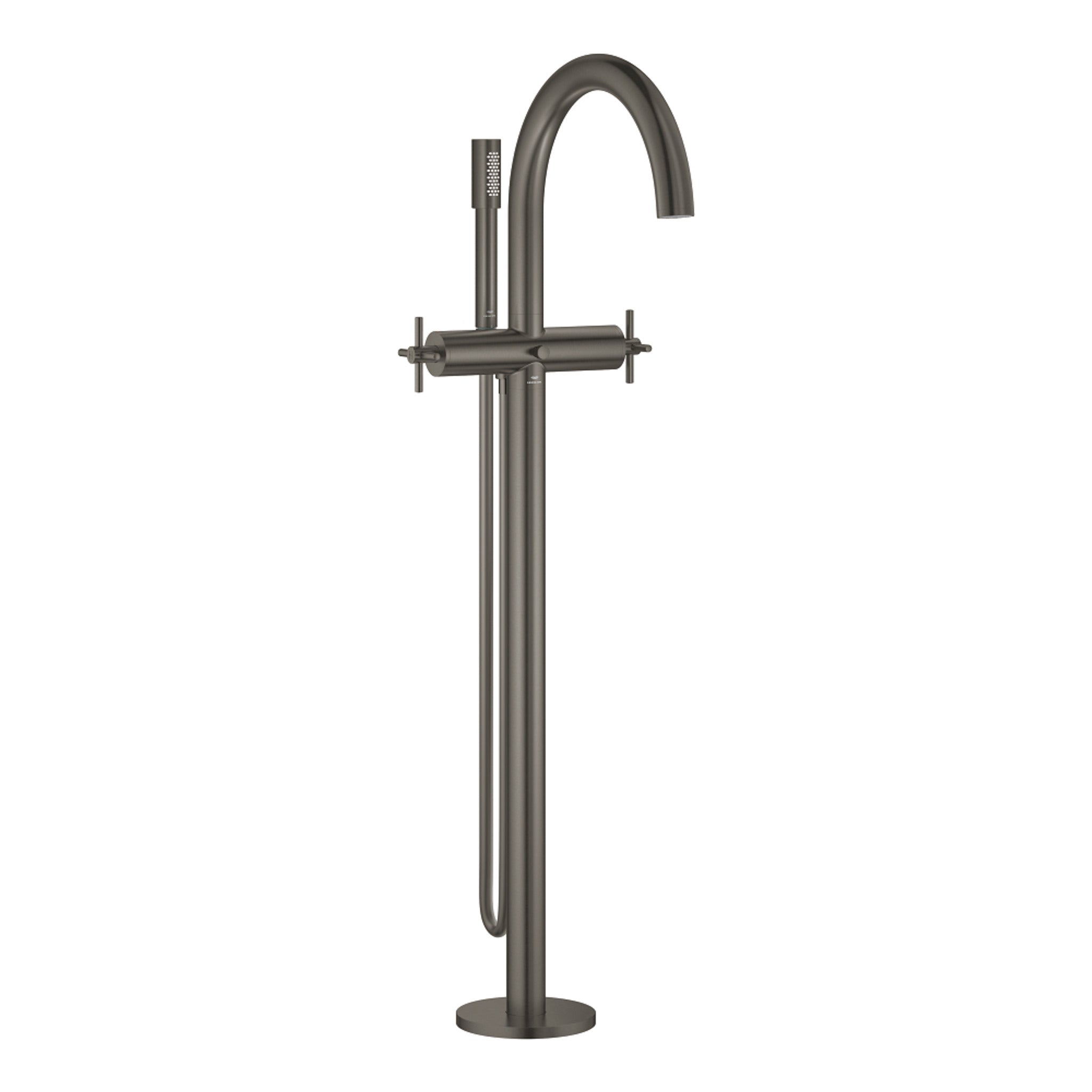 Grohe Atrio Yerden Küvet Bataryası (Sıva Üstü Grubu), Fırçalı Sert Grafit - Ürün Görseli