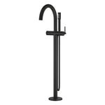Grohe Atrio Tek Yerden Küvet Bataryası (Sıva Üstü Grubu), Hayalet Siyah - Ürün Görseli