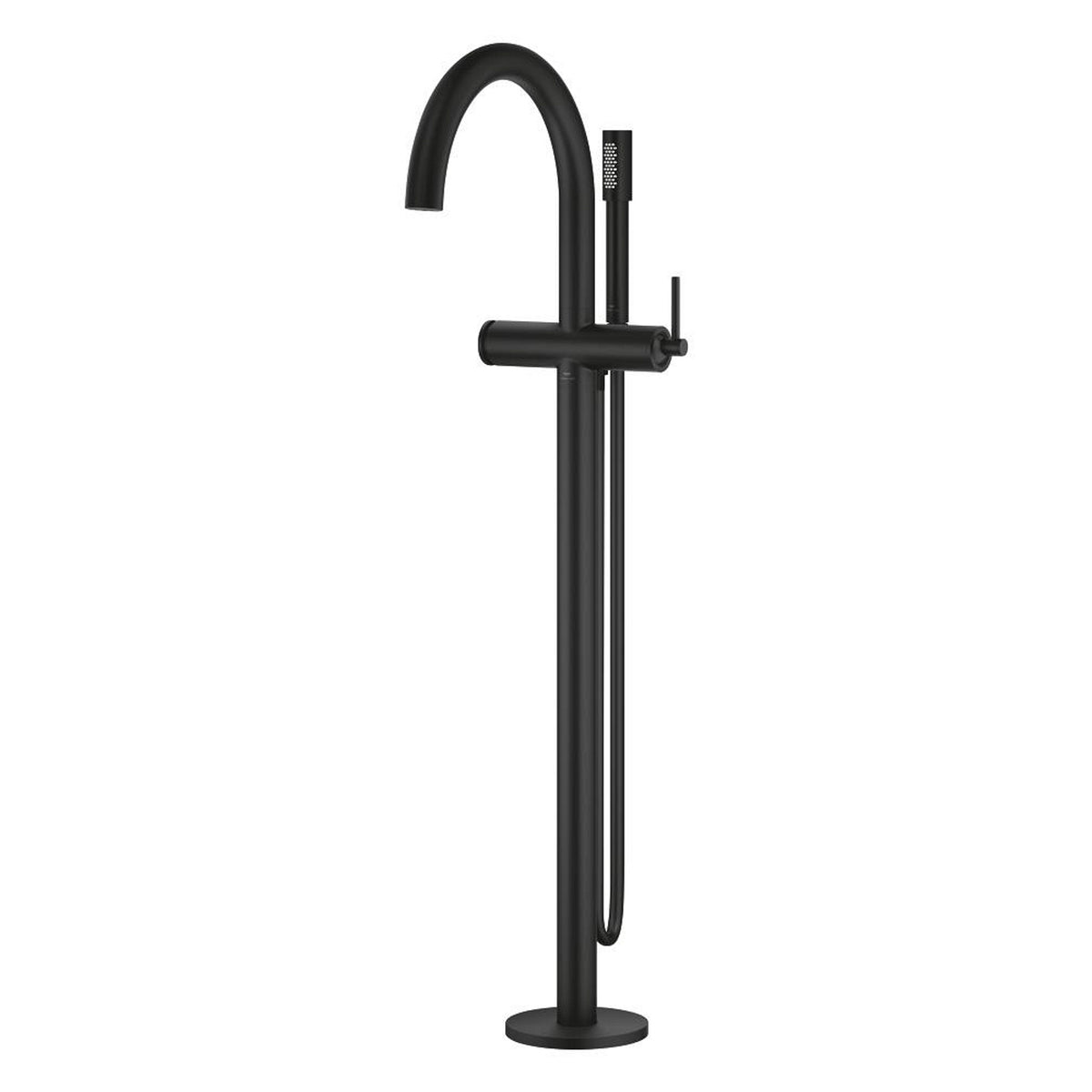 Grohe Atrio Tek Yerden Küvet Bataryası (Sıva Üstü Grubu), Hayalet Siyah - Ürün Görseli
