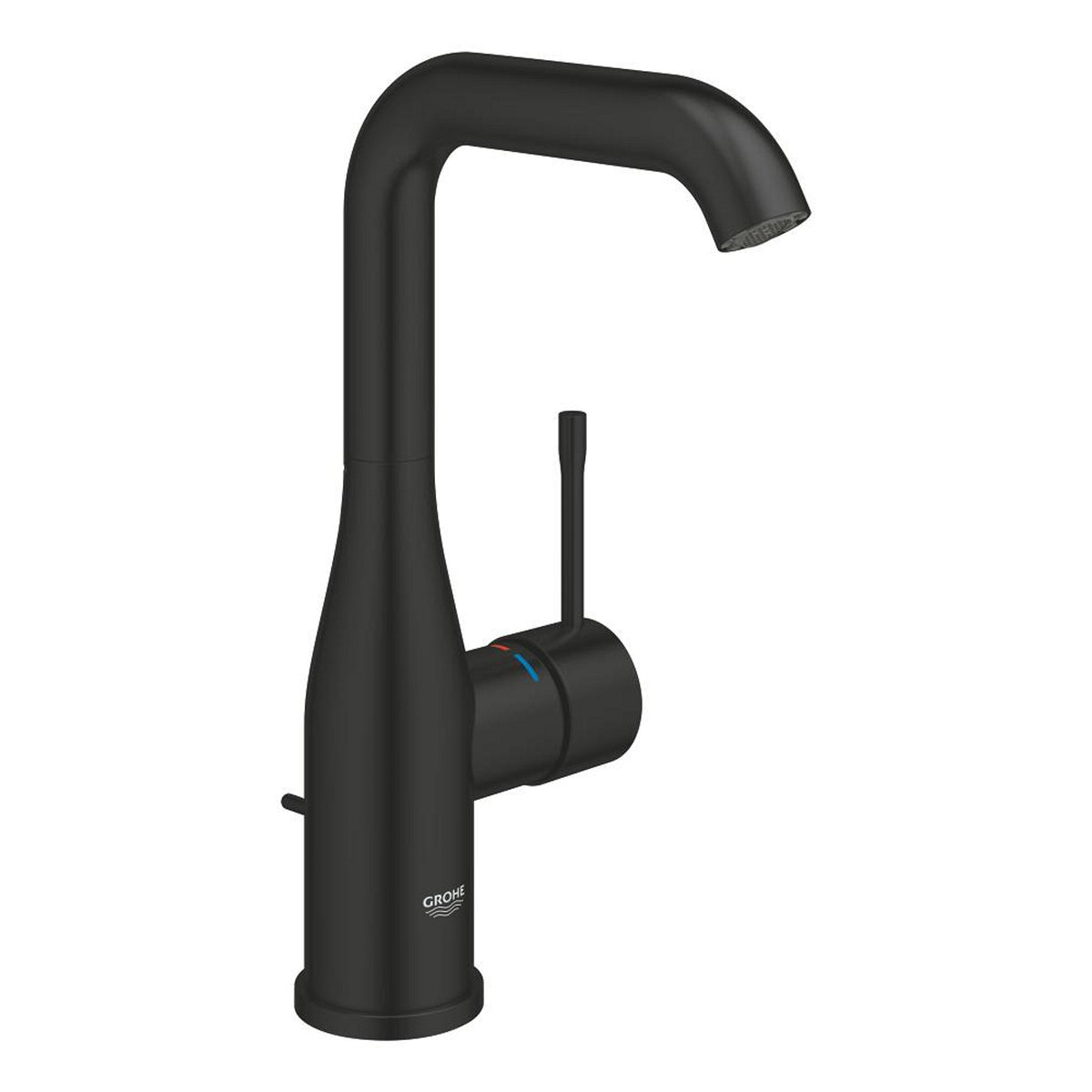 Grohe Essence New Yüksek Lavabo Bataryası, Sifon Kumandalı, Mat Siyah - Ürün Görseli