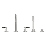 Grohe Atrio Private Collection 5 Delikli Ankastre Küvet Bataryası (Sıva Üstü Grubu), Paslanmaz Çelik - Ürün Görseli