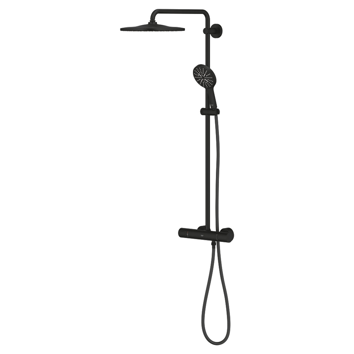 Grohe RainShower SmartActive 310 Termostatik Duş Bataryalı Duş Sistemi, Hayalet Siyah - Ürün Görseli