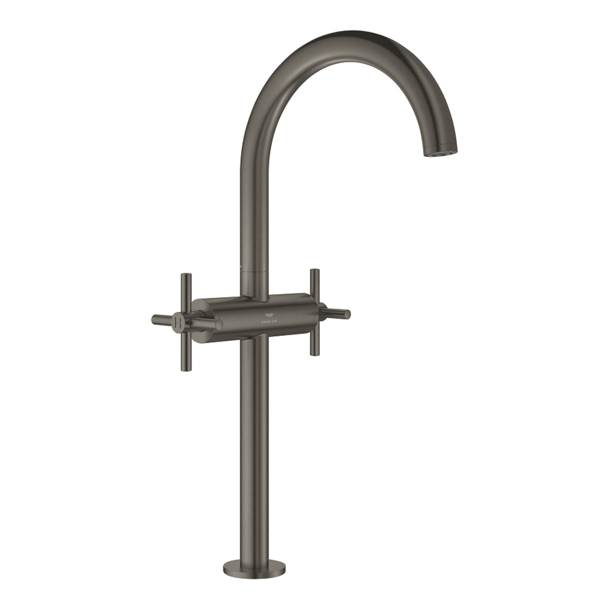 Grohe Atrio Tezgah Üstü Lavabo Bataryası, Sifon Kumandalı, Fırçalı Sert Grafit - Ürün Görseli