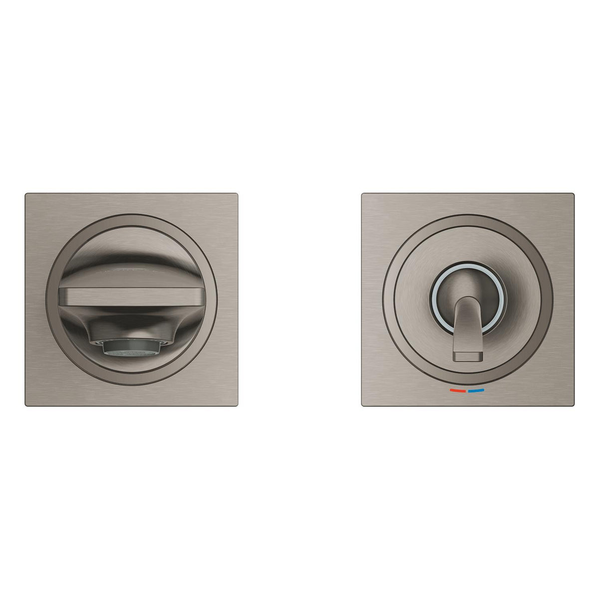 Grohe Allure Ankastre Lavabo Bataryası (Sıva Üstü Grubu), Fırçalı Sert Grafit - Ürün Görseli