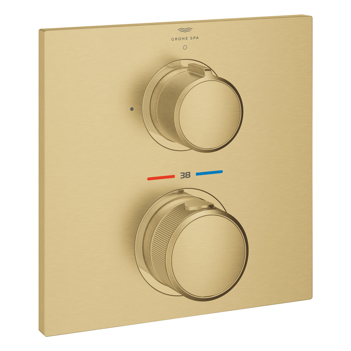 Grohe Allure Ankastre Termostatik Duş Bataryası (Sıva Üstü Grubu), Fırçalı Altın - Ürün Görseli