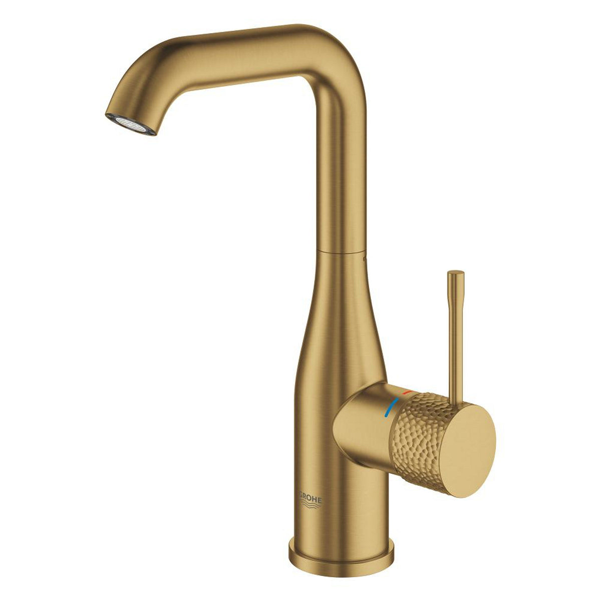 Grohe Essence Yüksek Lavabo Bataryası, Sifon Kumandalı, İşlenmiş Fırçalı Altın - Ürün Görseli