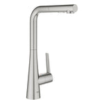 Grohe Zedra Spiralli Eviye Bataryası, Paslanmaz Çelik - Ürün Görseli