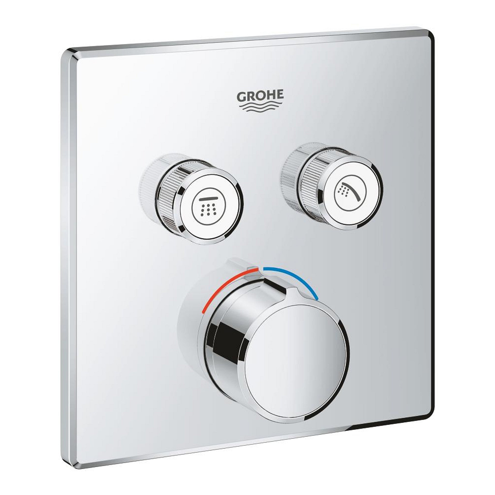 Grohe SmartControl Akış Kontrollü Ankastre Banyo Bataryası (2 Yollu, Sıva Üstü Grubu) - Ürün Görseli