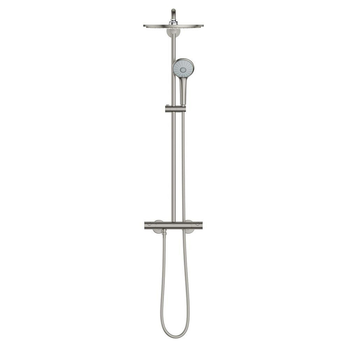Grohe Euphoria System 310 Duvara Monte Termostatik Bataryalı Duş Kolonu, Paslanmaz Çelik - Ürün Görseli