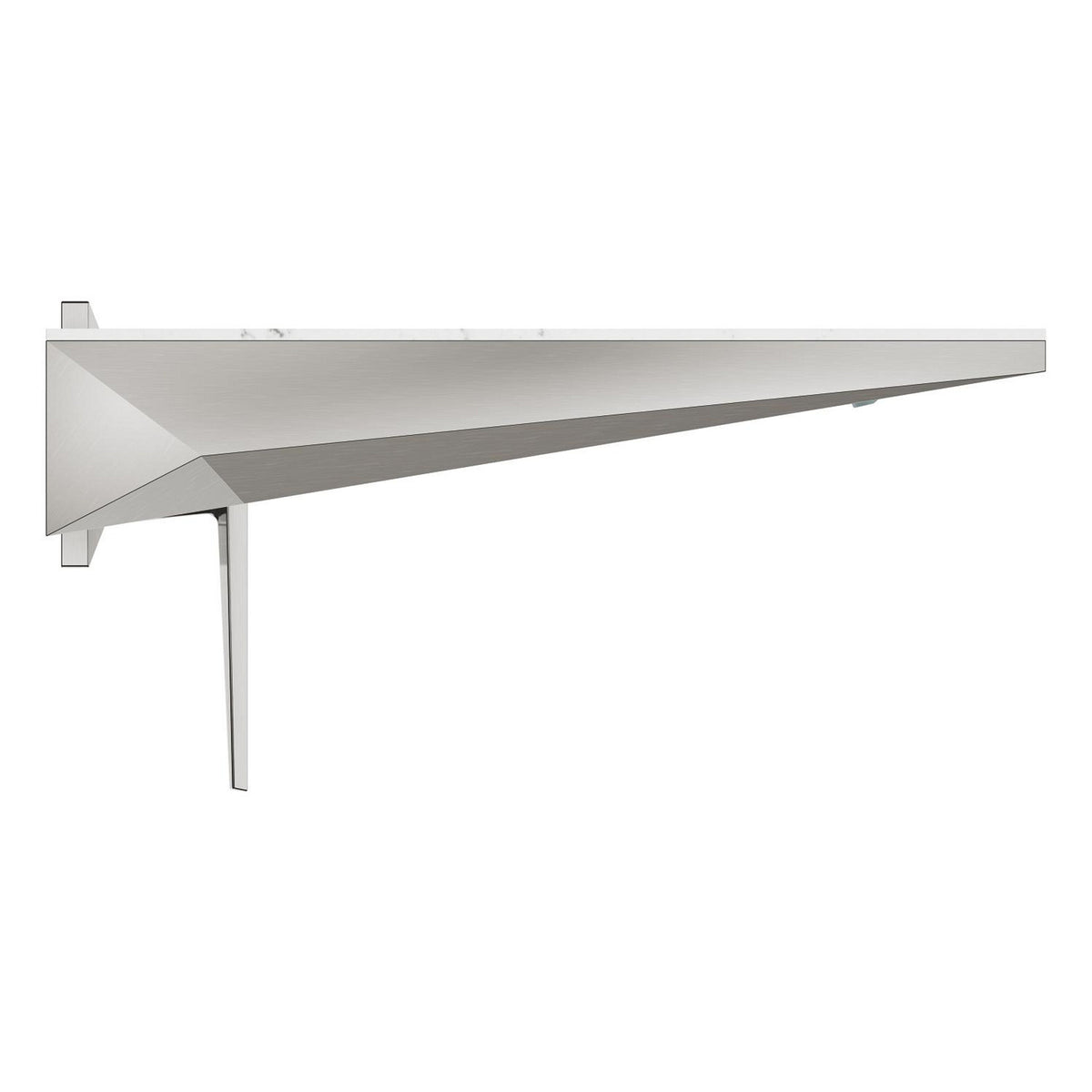 Grohe Allure Brilliant Private Collection 2 Delikli Duvardan Ankastre Lavabo Bataryası M-Boy (Sıva Üstü Grubu), Paslanmaz Çelik - Ürün Görseli