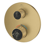 Grohe Atrio Private Collection Ankastre Termostatik Banyo Bataryası (2 Yollu, Sıva Üstü Grubu), Fırçalı Altın - Ürün Görseli