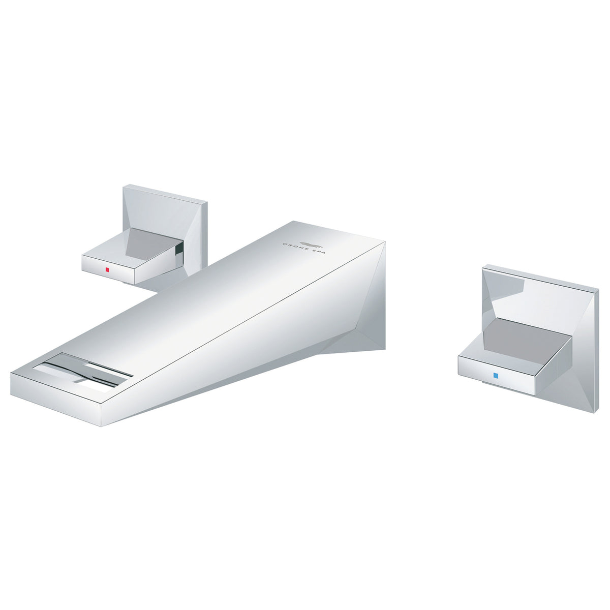 Grohe Allure Brilliant M-Boy, 3 Delikli Duvardan Ankastre Lavabo Bataryası (Sıva Üstü Grubu) - Ürün Görseli