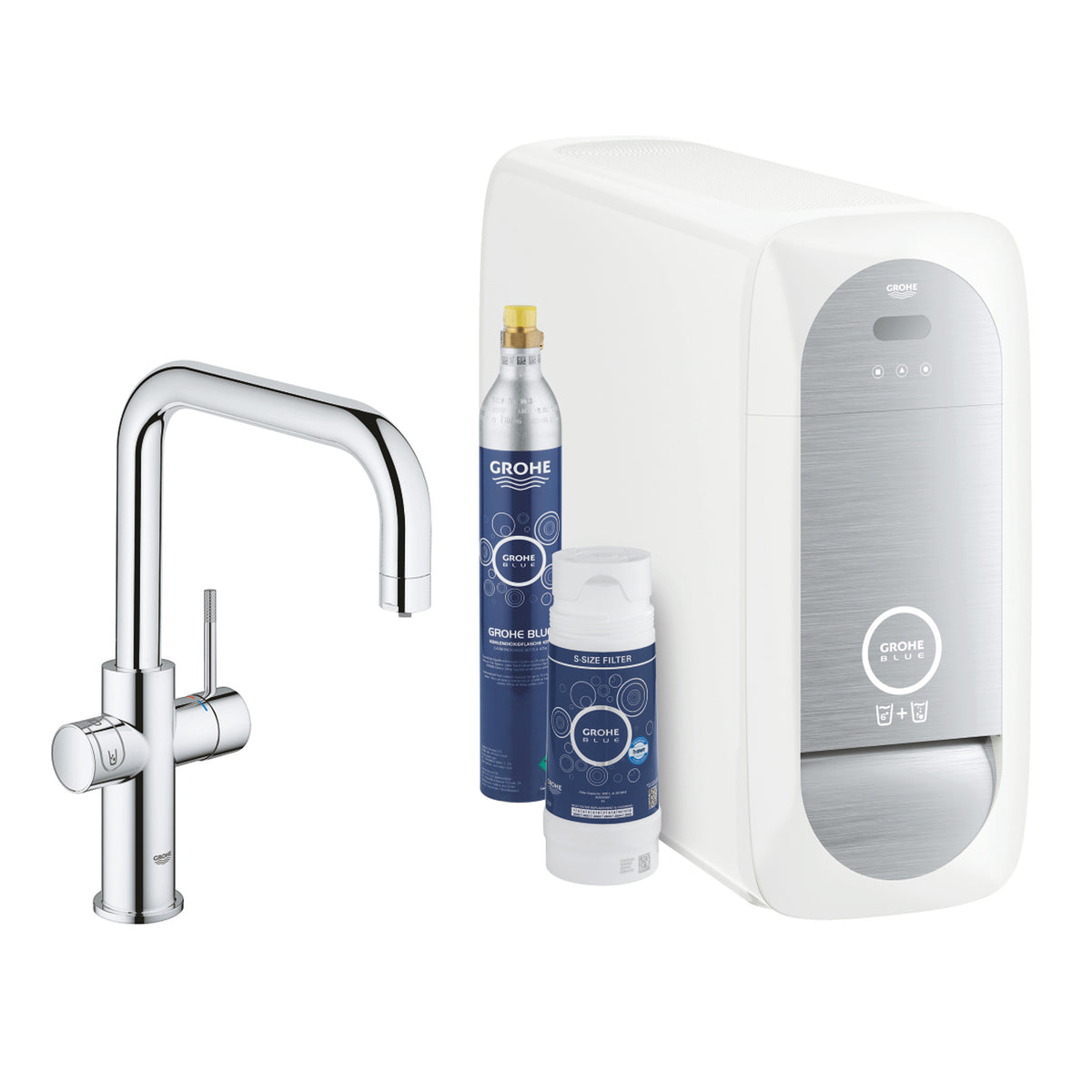 Grohe Blue Home Arıtmalı İçme Suyu ve Soda Yapan Eviye Bataryası - Ürün Görseli