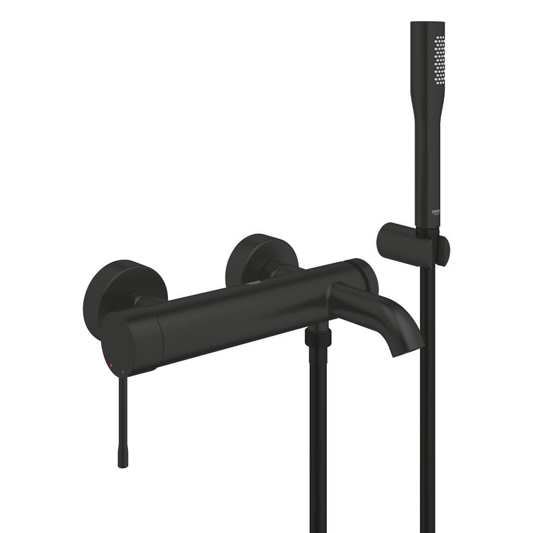 Grohe Essence New Banyo Bataryalı Duş Sistemi, Mat Siyah - Ürün Görseli