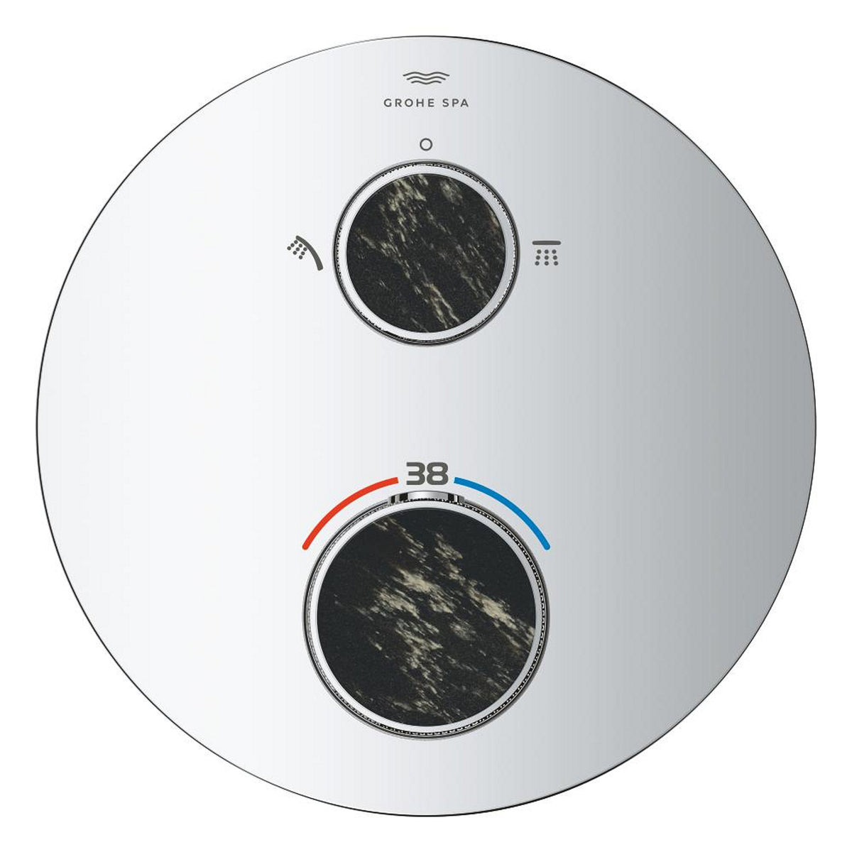 Grohe Atrio Private Collection Ankastre Termostatik Banyo Bataryası (2 Yollu, Sıva Üstü Grubu) - Ürün Görseli