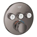 Grohe Grohtherm SmartControl Ankastre Termostatik Banyo/Duş Bataryası (Sıva Üstü Grubu), 3 Yollu, Sert Grafit - Ürün Görseli
