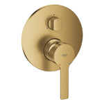 Grohe Lineare Ankastre Banyo Bataryası (3 Yollu, Sıva Üstü Grubu), Fırçalı Altın - Ürün Görseli