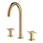 Grohe Atrio 3 Delikli Ankastre Lavabo Bataryası (4 Çubuklu Volan) L-Boy, Altın - Ürün Görseli