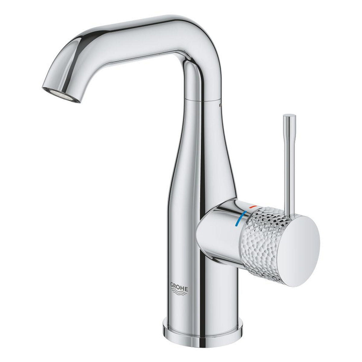 Grohe Essence New Lavabo Bataryası, Sifon Kumandalı, İşlenmiş Krom - Ürün Görseli