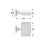 Grohe Essentials Authentic Tekli Süngerlik - Teknik Çizim