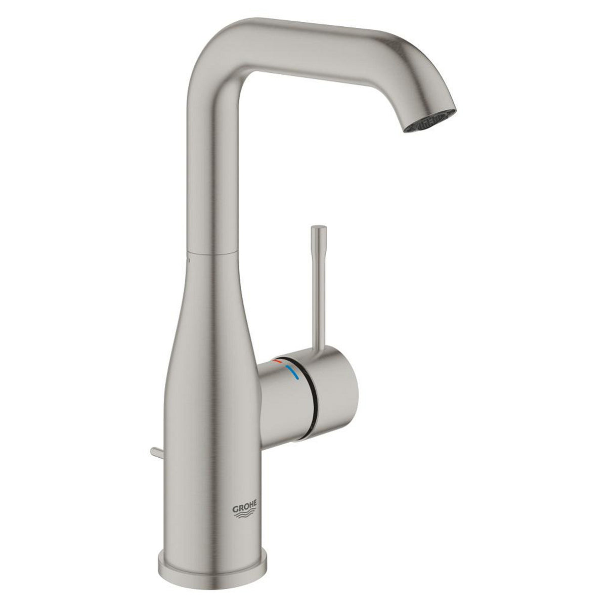 Grohe Essence New Yüksek Lavabo Bataryası, Sifon Kumandalı, Paslanmaz Çelik - Ürün Görseli