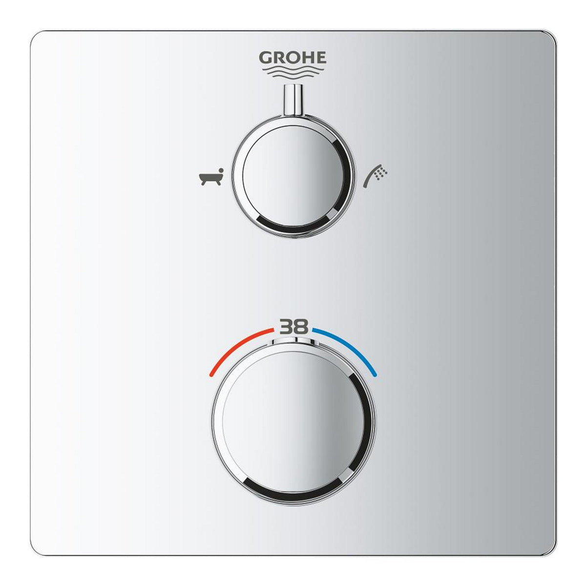 Grohe Grohtherm Termostatik Banyo/Duş Bataryası (Sıva Üstü Grubu), 2 Yollu - Ürün Görseli
