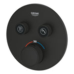 Grohe Grohtherm SmartControl Ankastre Termostatik Banyo/Duş Bataryası (Sıva Üstü Grubu), 2 Yollu, Hayalet Siyah - Ürün Görseli