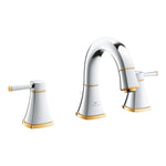 Grohe Grandera 3 Delikli Lavabodan Ankastre Sifon Kumandalı Lavabo Bataryası (M-Boy) Krom-Altın - Ürün Görseli