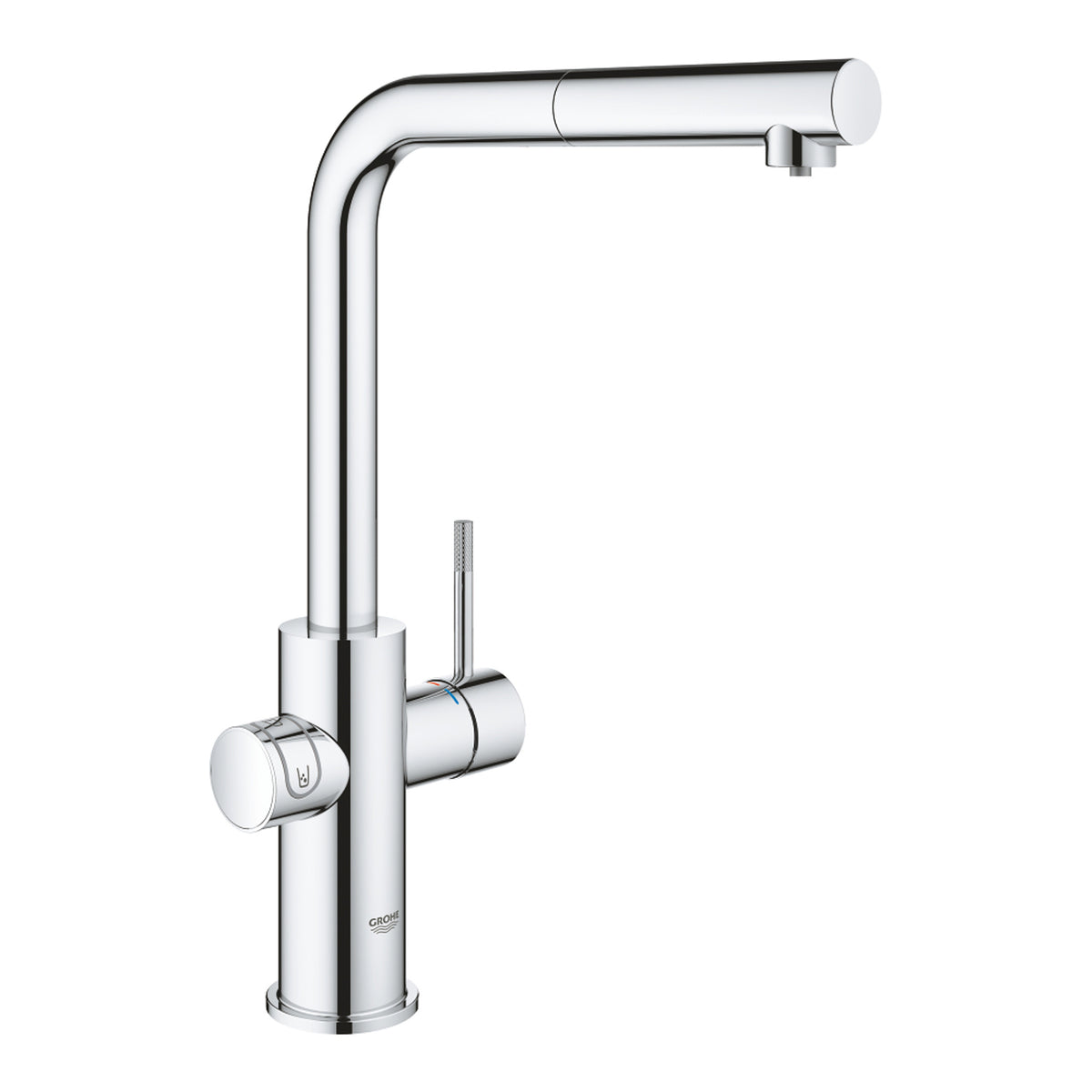 Grohe Blue Home Arıtmalı İçme Suyu ve Soda Yapan Spiralli Eviye Bataryası - Ürün Görseli
