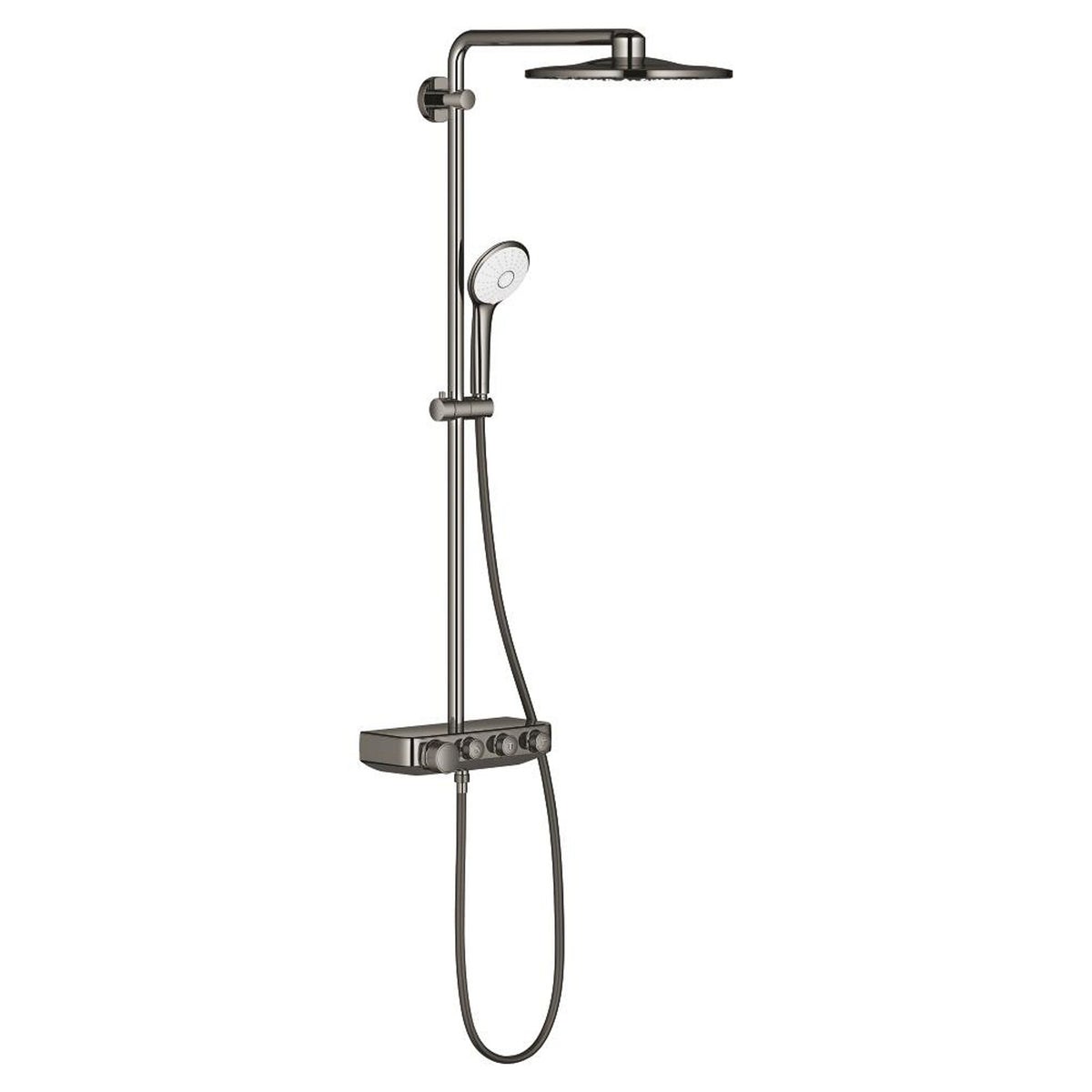 Grohe Euphoria SmartControl 310 Duo Duş Sistemi, Duvara Monte, Termostatik Bataryalı Duş Kolonu, Sert Grafit - Ürün Görseli