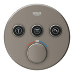 Grohe Grohtherm SmartControl Ankastre Termostatik Banyo/Duş Bataryası (Sıva Üstü Grubu), 3 Yollu, Saten Grafit - Ürün Görseli