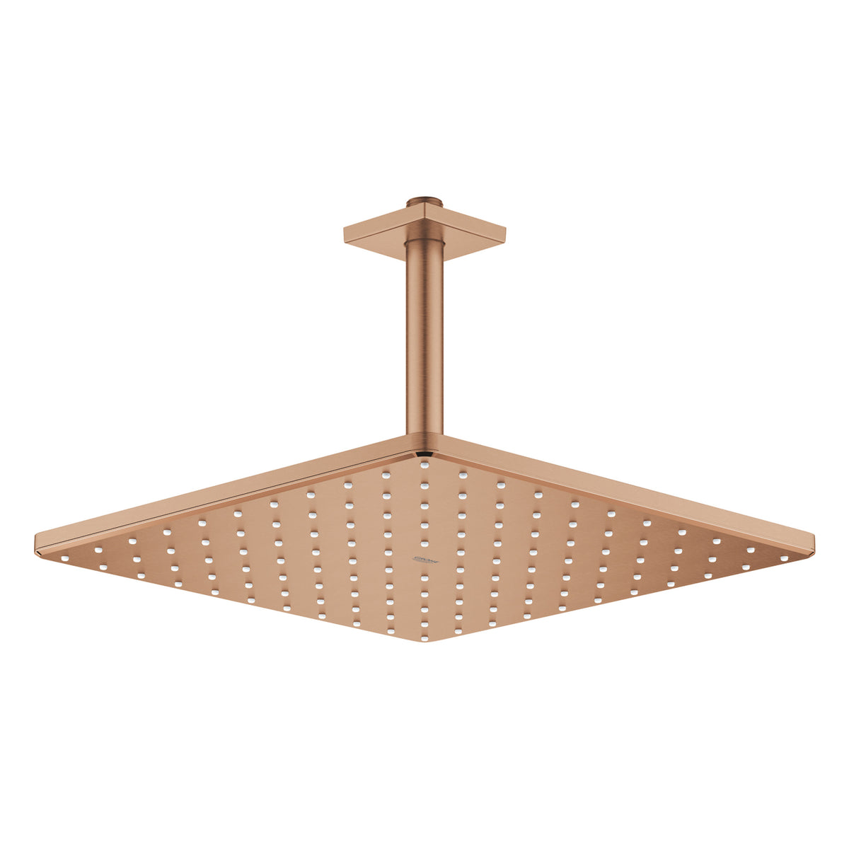 Grohe Rainshower Mono 310 Cube Tepe Duşu Seti, 31 cm, Fırçalı Bakır - Ürün Görseli