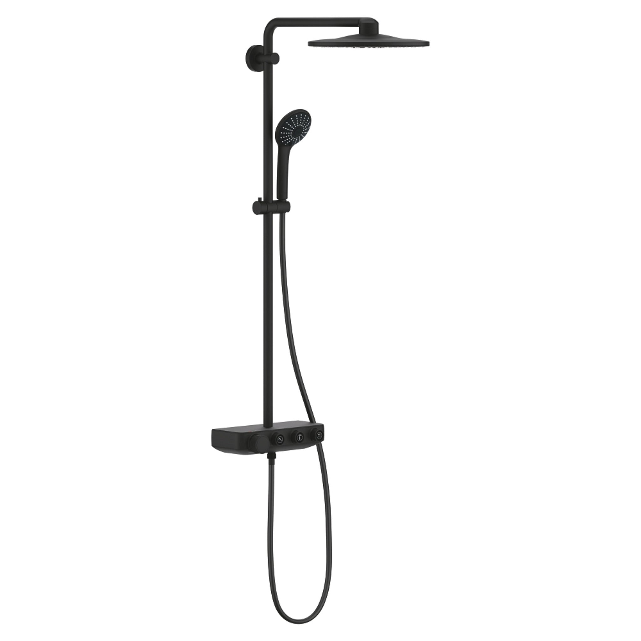 Grohe Euphoria SmartControl 310 Duo Duş Sistemi, Duvara Monte, Termostatik Bataryalı Duş Kolonu, Hayalet Siyah - Ürün Görseli