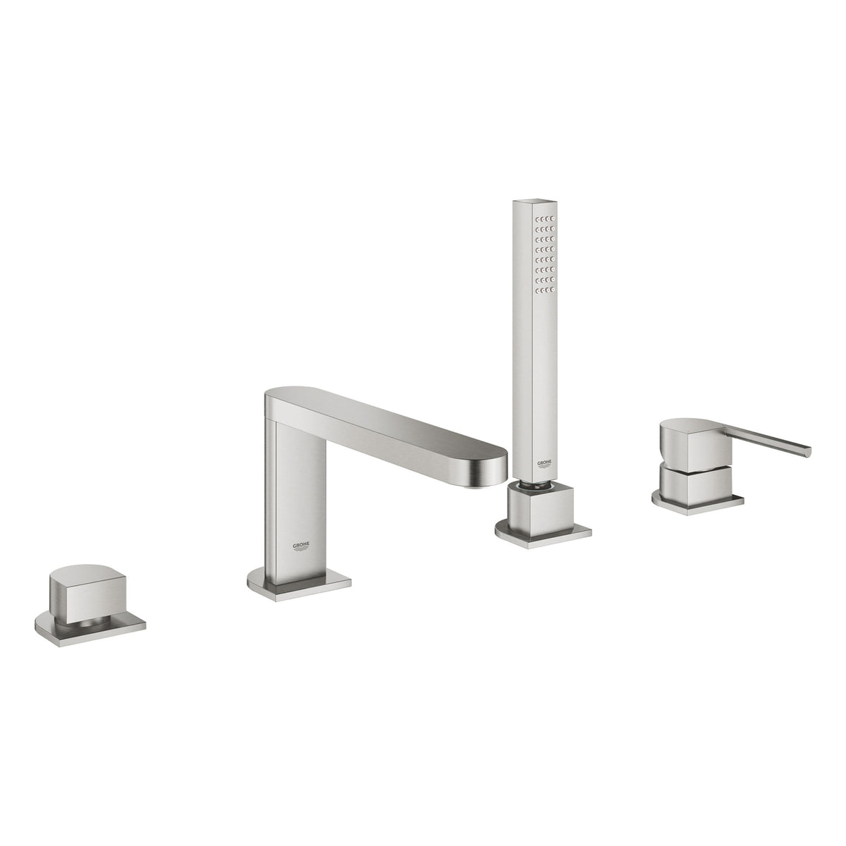 Grohe Plus Dört Delikli Küvet Bataryası, Paslanmaz Çelik - Ürün Görseli