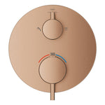 Grohe Atrio Termostatik Banyo/Duş Bataryası (Sıva Üstü Grubu), 2 Yollu, Fırçalı Bakır - Ürün Görseli