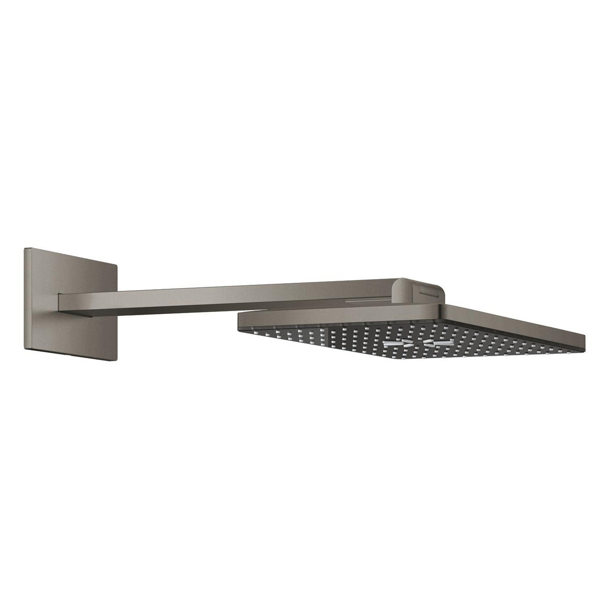 Grohe Rainshower Aqua Dikdörtgen Tepe Duşu Seti, 40x23 cm, 2 Akışlı, Fırçalı Sert Grafit - Ürün Görseli