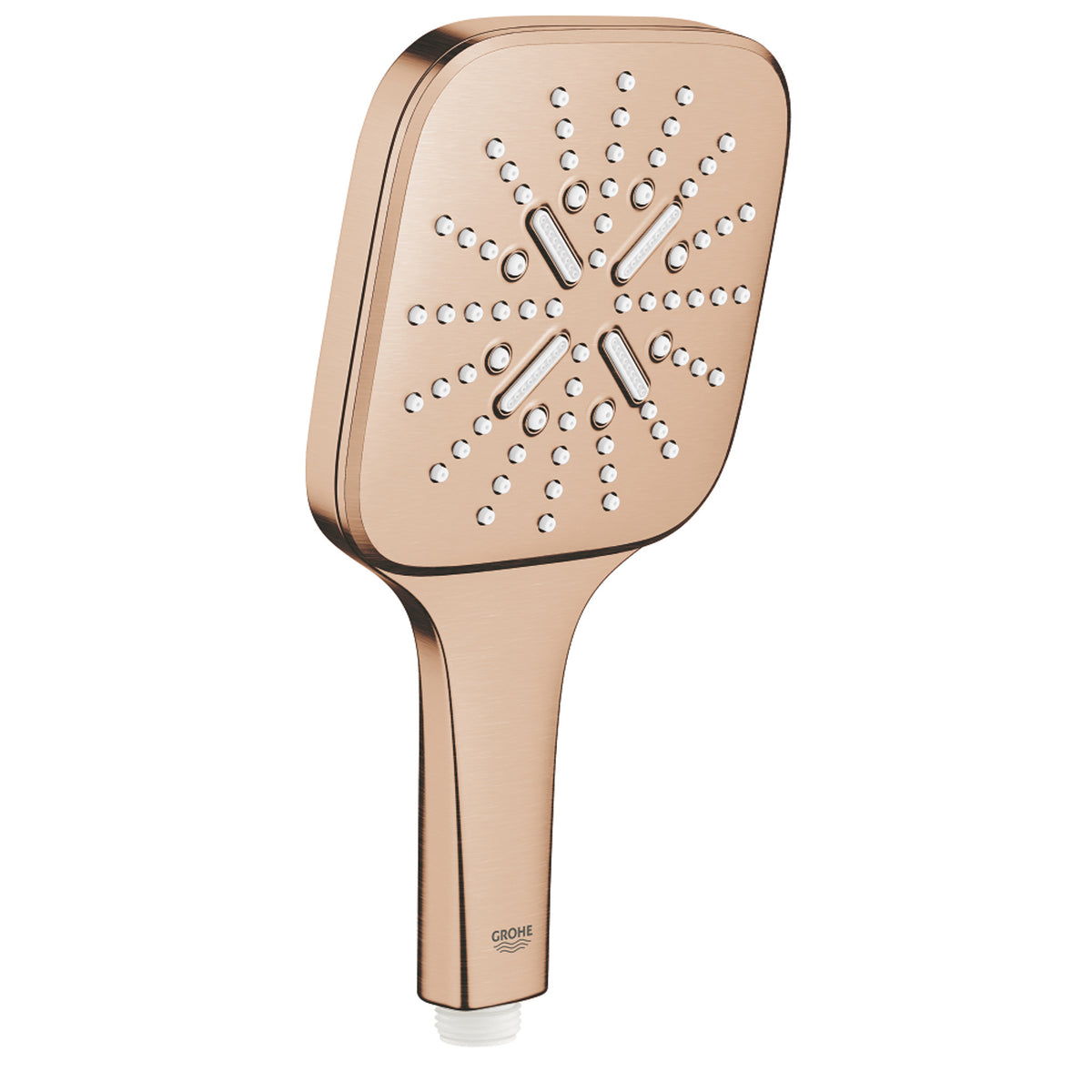 Grohe RainShower SmartActive 130 Cube El Duşu, 3 Akışlı, Fırçalı Bakır - Ürün Görseli