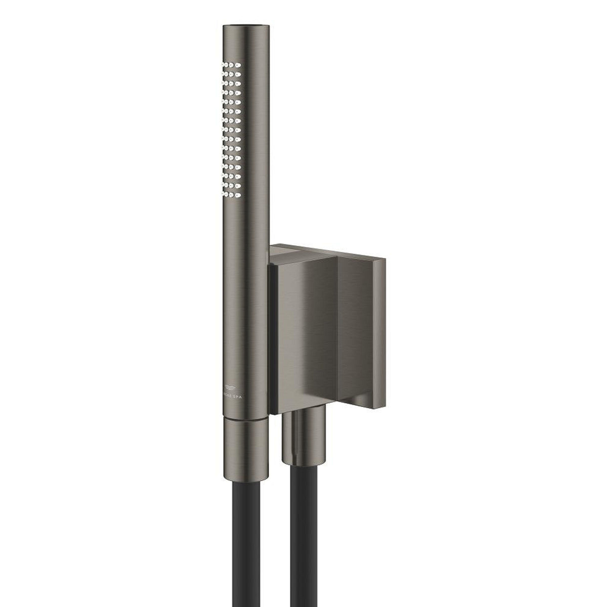 Grohe Rainshower Aqua Stick Ankastre Bağlantılı Manyetik El Duşu Seti, 2 Akışlı, Fırçalı Sert Grafit (Siyah Duş Hortumu) - Ürün Görseli