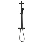 Grohe Tempesta System 210 Duvara Monte Termostatik Duş Bataryalı Duş Kolonu, Mat Siyah - Ürün Görseli