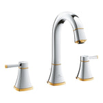 Grohe Grandera 3 Delikli Lavabo Bataryası, Sifon Kumandalı, Krom-Altın - Ürün Görseli