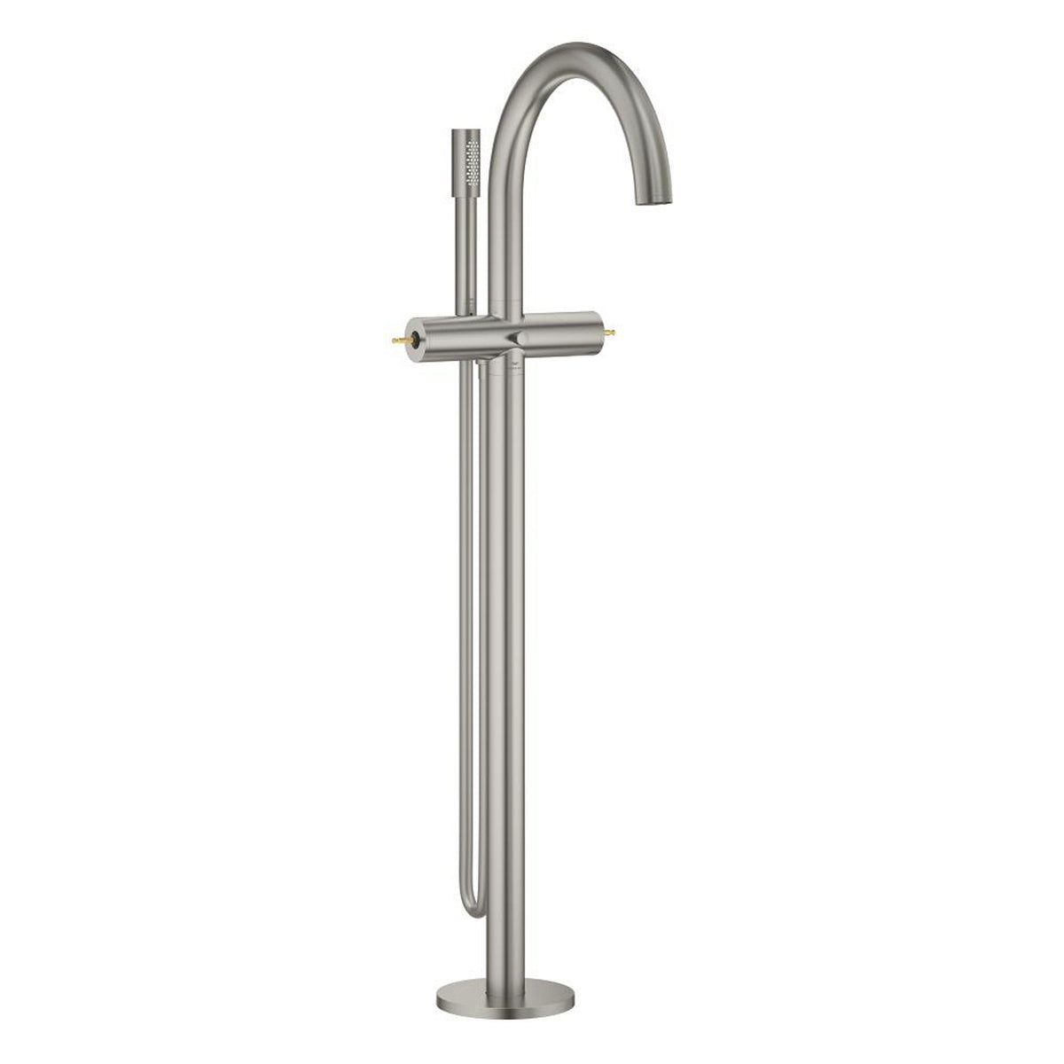 Grohe Atrio Private Collection Tek Yerden Küvet Bataryası (Sıva Üstü Grubu), Saten Çelik - Ürün Görseli