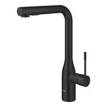 Grohe Essence Spiralli Eviye Bataryası, L Başlıklı, Mat Siyah - Ürün Görseli